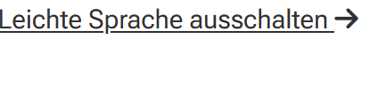 Bild einer Schaltfläche mit dem Text Leichte Sprache ausschalten